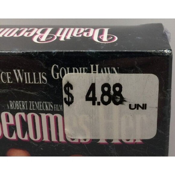 Death Becomes Her VHS Meryl Streep Bruce Willis Goldie Hawn MCA Universal Sealed - Picture 11 of 12